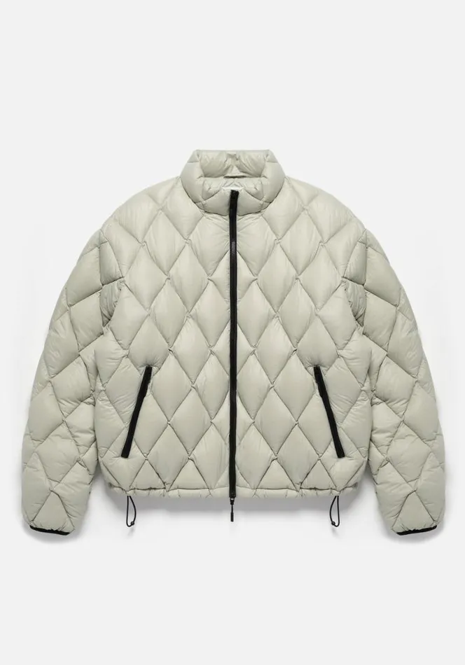 Shop MKI DIAMOND DOWN JACKET Light Green MKI MIYUKI ZOKU Outerwear