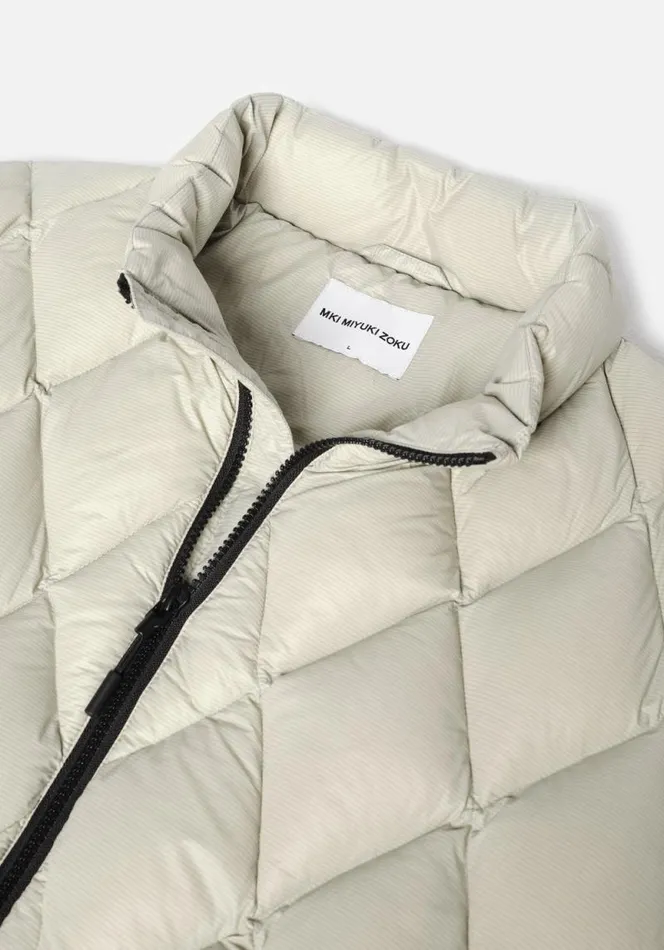Shop MKI DIAMOND DOWN JACKET Light Green MKI MIYUKI ZOKU Outerwear