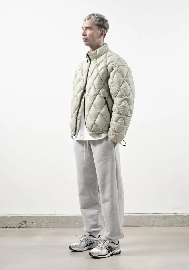 Shop MKI DIAMOND DOWN JACKET Light Green MKI MIYUKI ZOKU Outerwear