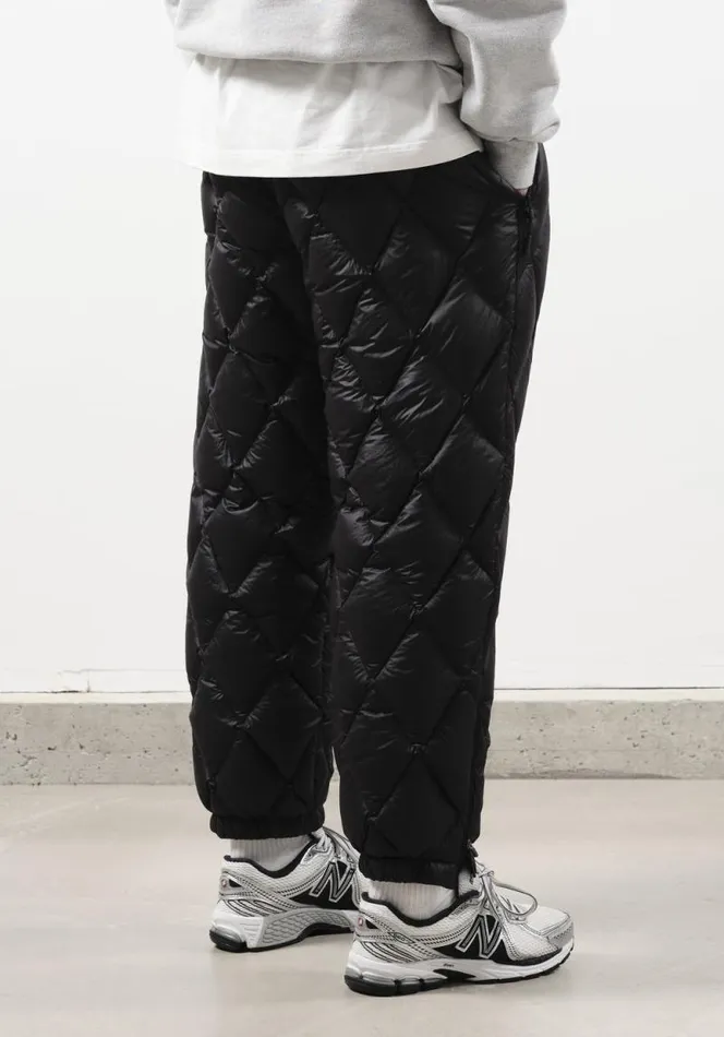 Shop MKI DIAMOND DOWN TRACK PANTS Black MKI MIYUKI ZOKU Trousers