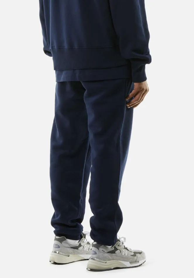 Shop MKI EMBROIDERED EMBASSY JOGGERS Navy MKI MIYUKI ZOKU Trousers