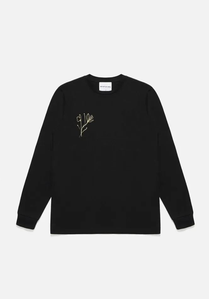 Shop MKI FLORAL LONGSLEEVE Black MKI MIYUKI ZOKU TShirts