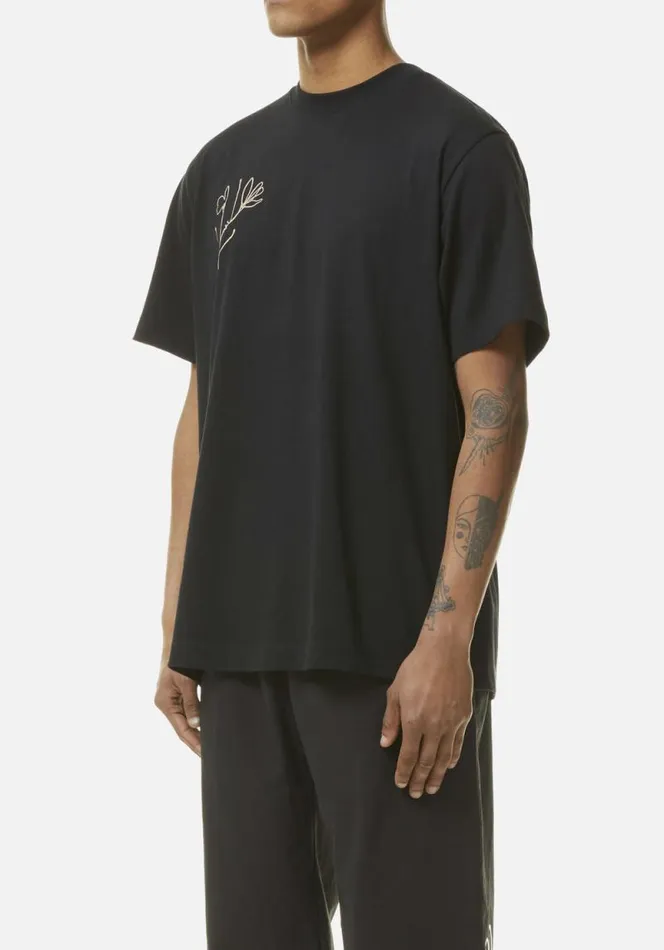 Shop MKI FLORAL TSHIRT Black MKI MIYUKI ZOKU TShirts
