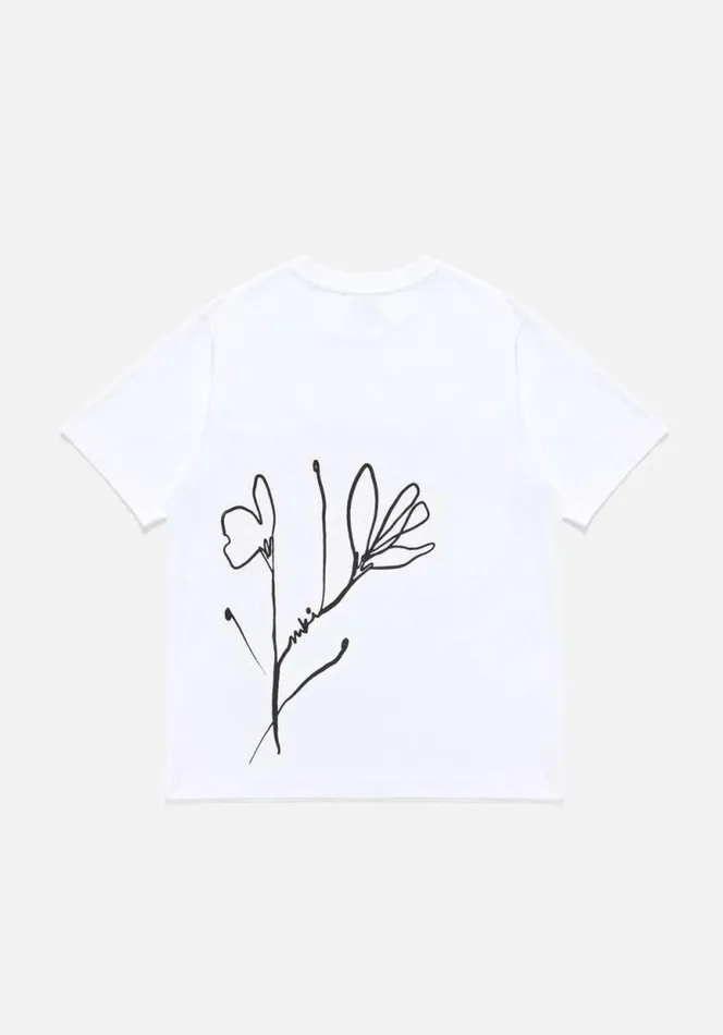 Shop MKI FLORAL TSHIRT White MKI MIYUKI ZOKU TShirts