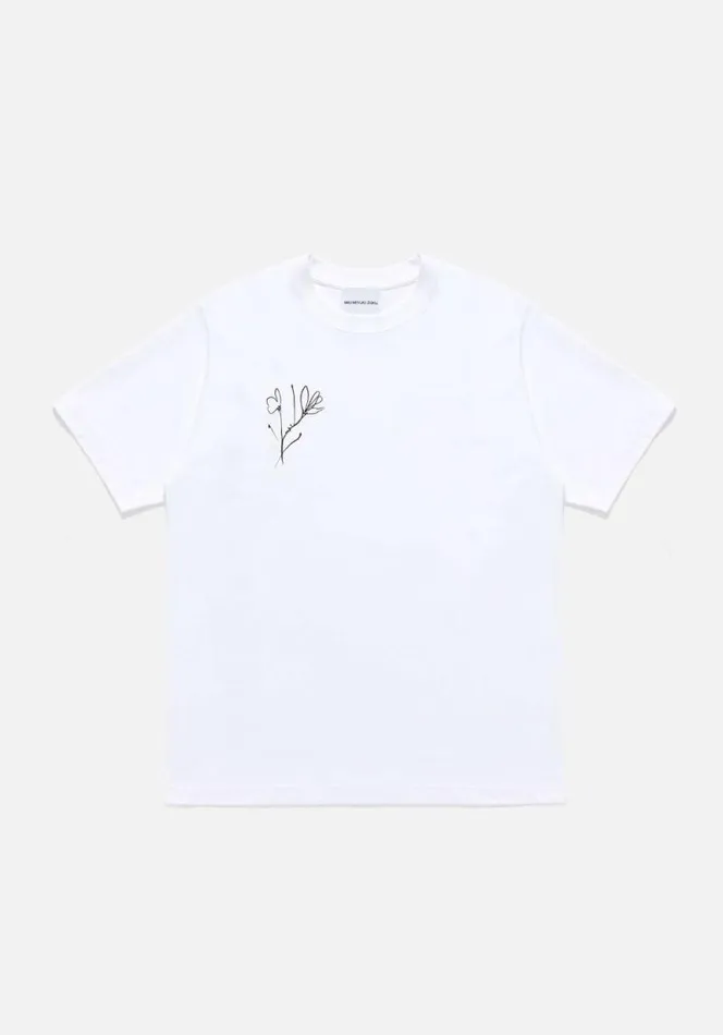 Shop MKI FLORAL TSHIRT White MKI MIYUKI ZOKU TShirts