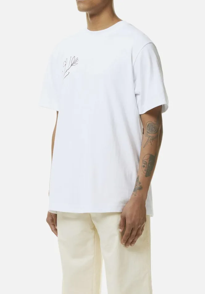 Shop MKI FLORAL TSHIRT White MKI MIYUKI ZOKU TShirts
