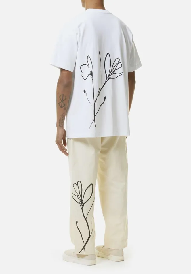 Shop MKI FLORAL TSHIRT White MKI MIYUKI ZOKU TShirts