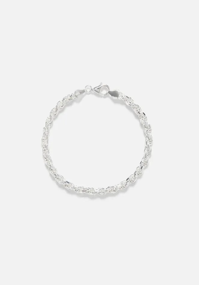 Shop MKI HEAVY ROPE BRACELET Silver MKI MIYUKI ZOKU Jewellery