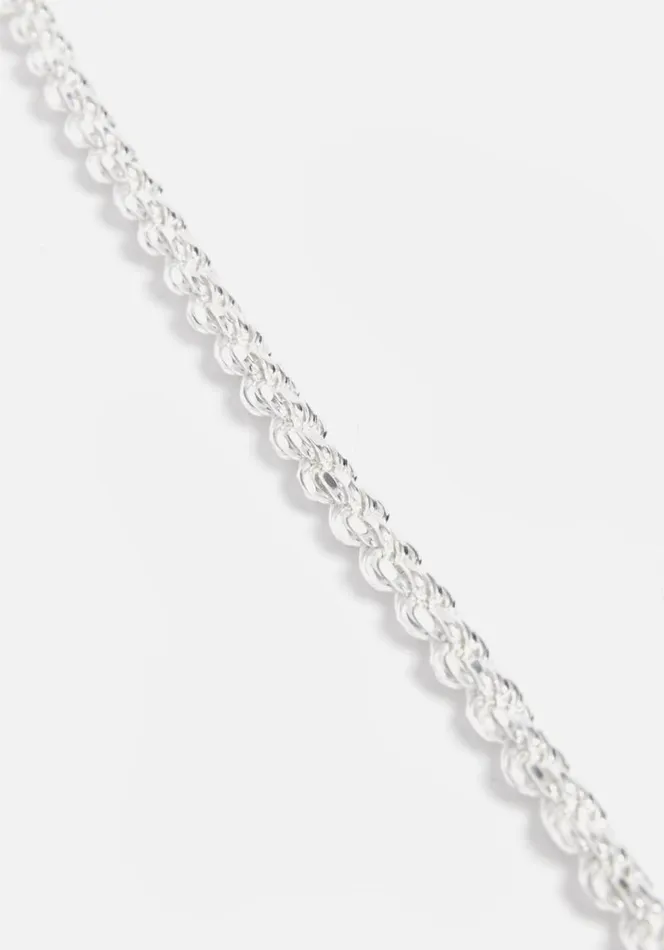 Shop MKI HEAVY ROPE BRACELET Silver MKI MIYUKI ZOKU Jewellery