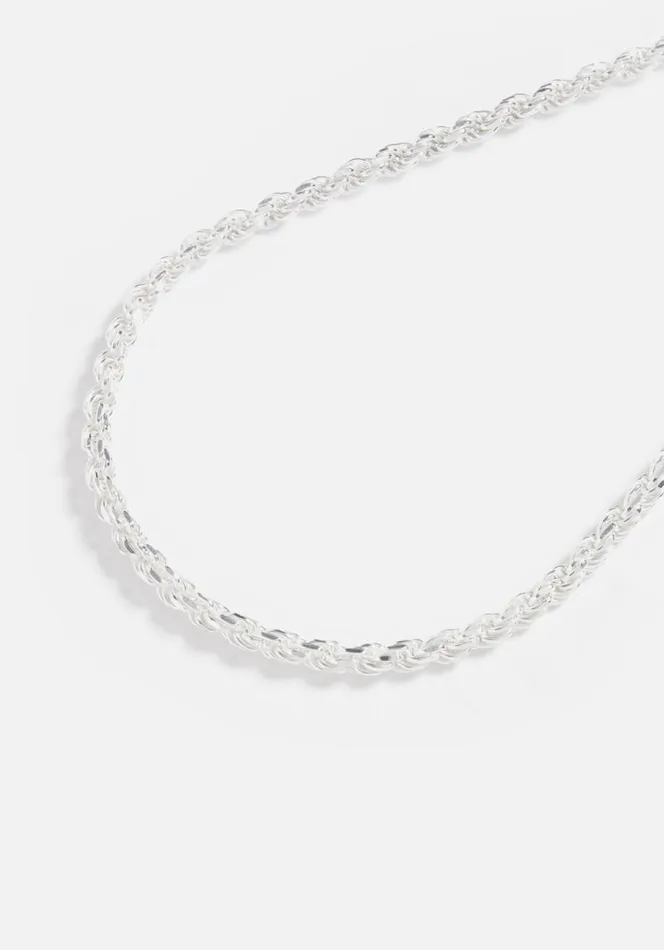 Shop MKI HEAVY ROPE NECKLACE Silver MKI MIYUKI ZOKU Jewellery