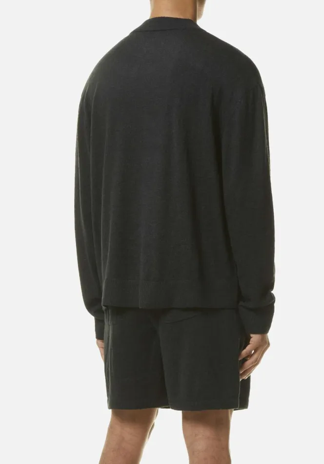 Shop MKI LIGHTWEIGHT MOHAIR KNIT CREWNECK Black MKI MIYUKI ZOKU Knitwear