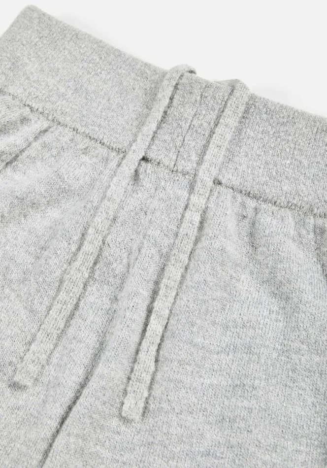 Shop MKI LIGHTWEIGHT MOHAIR KNIT SHORTS Grey MKI MIYUKI ZOKU Shorts