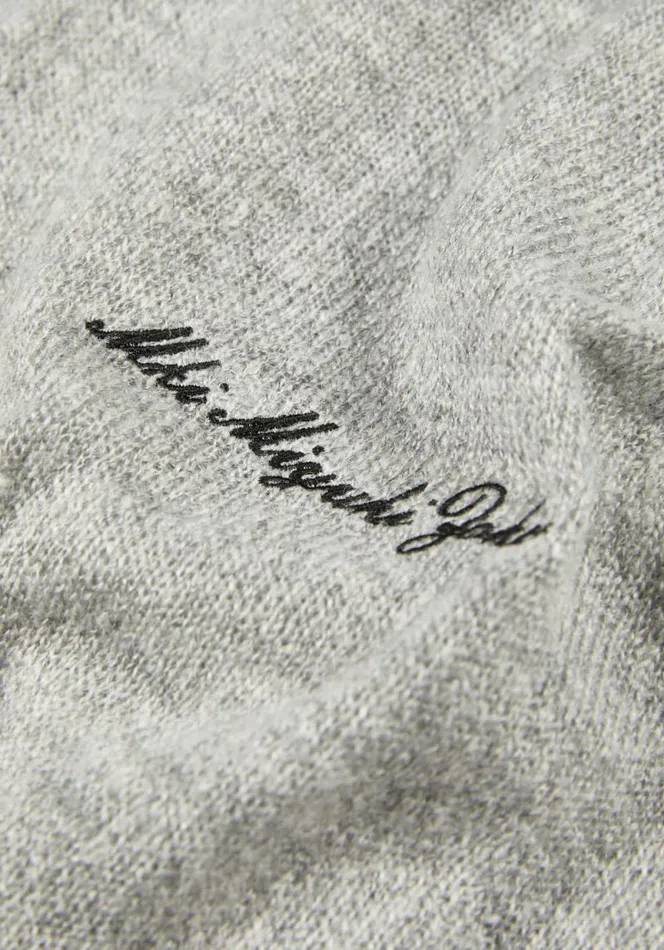 Shop MKI LIGHTWEIGHT MOHAIR KNIT SHORTS Grey MKI MIYUKI ZOKU Shorts