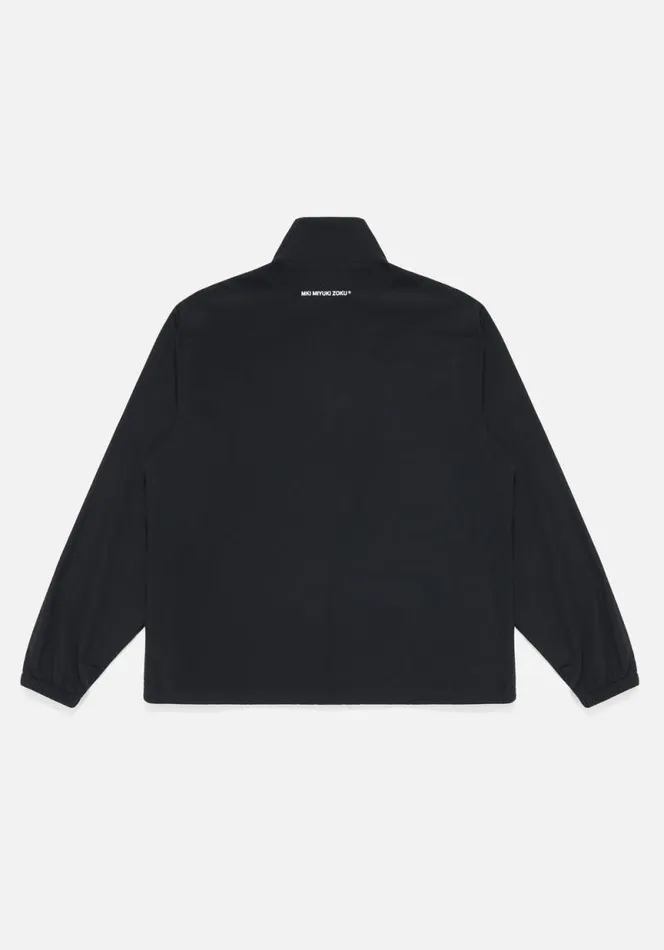 Shop MKI LIGHTWEIGHT SHELL QUARTER ZIP Black MKI MIYUKI ZOKU Outerwear