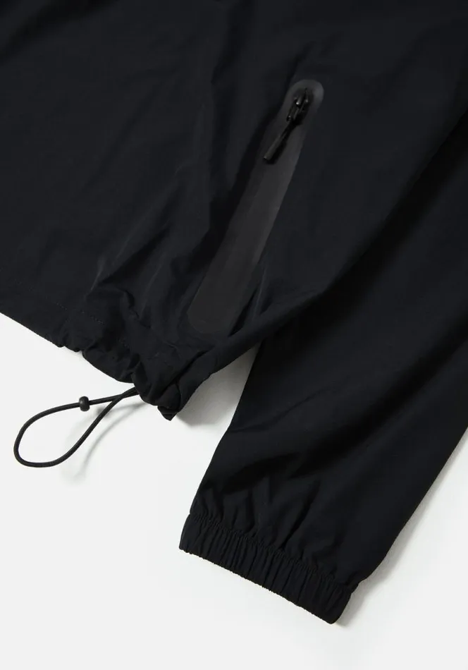 Shop MKI LIGHTWEIGHT SHELL QUARTER ZIP Black MKI MIYUKI ZOKU Outerwear