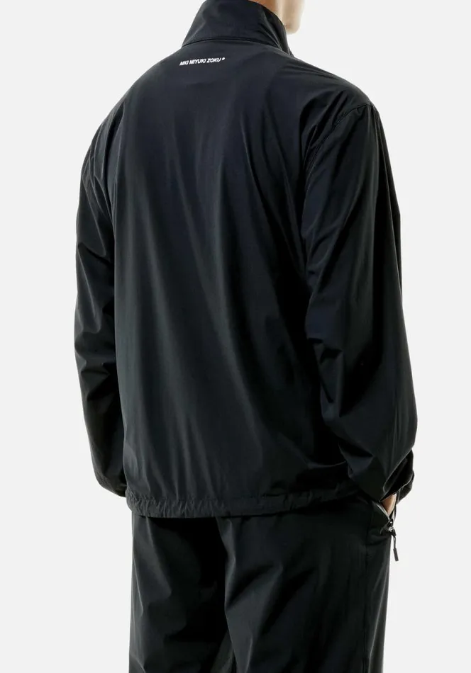 Shop MKI LIGHTWEIGHT SHELL QUARTER ZIP Black MKI MIYUKI ZOKU Outerwear