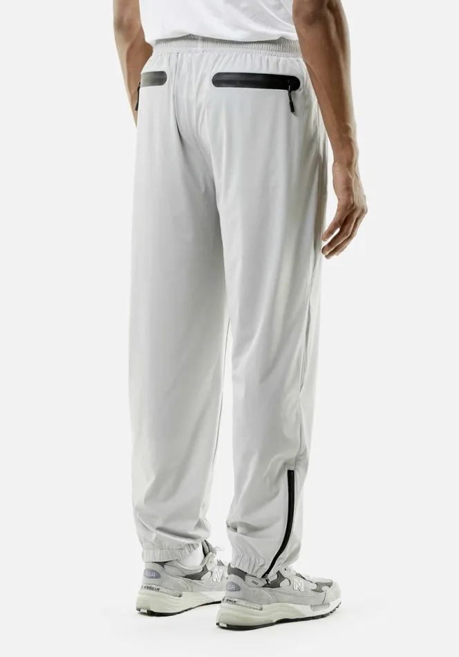 Shop MKI LIGHTWEIGHT SHELL TRACK PANTS Light Grey MKI MIYUKI ZOKU Trousers
