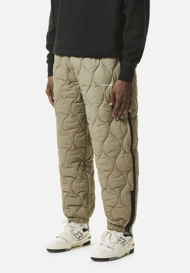 Shop MKI LINER TRACK PANTS Khaki MKI MIYUKI ZOKU Trousers