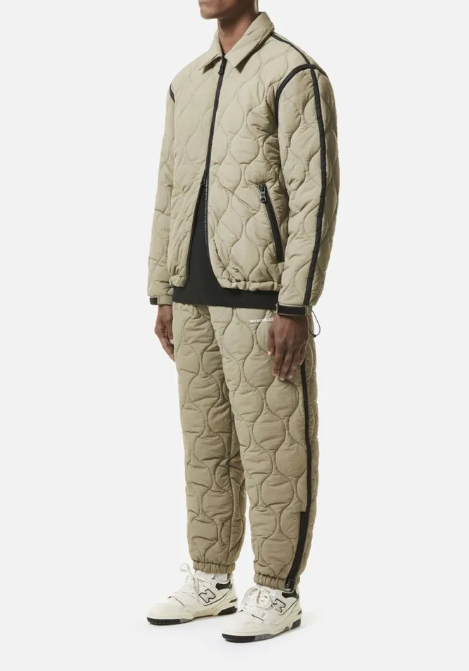 Shop MKI LINER TRACK PANTS Khaki MKI MIYUKI ZOKU Trousers