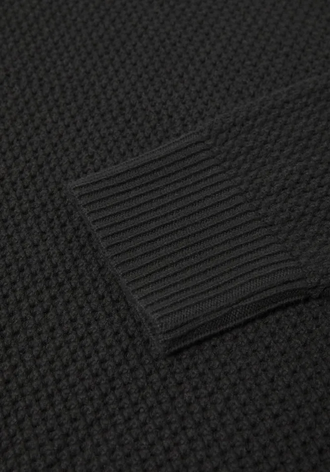 Shop MKI LOOSE GAUGE CREW Black MKI MIYUKI ZOKU Knitwear Shop MKI LOOSE GAUGE CREW Black MKI MIYUKI ZOKU Knitwear