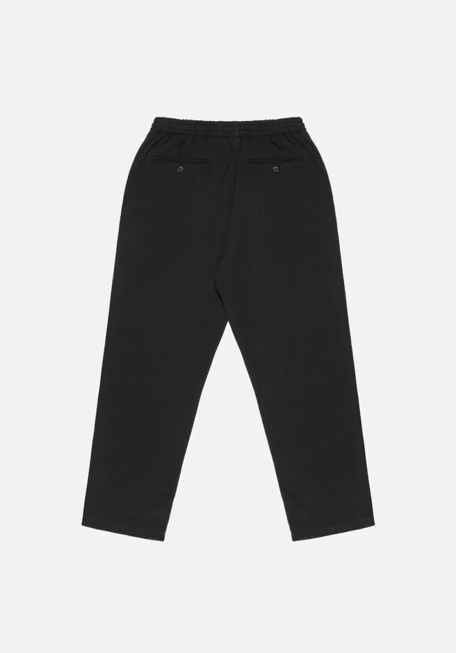 Shop MKI LOOSE WEAVE TROUSERS Black MKI MIYUKI ZOKU Trousers