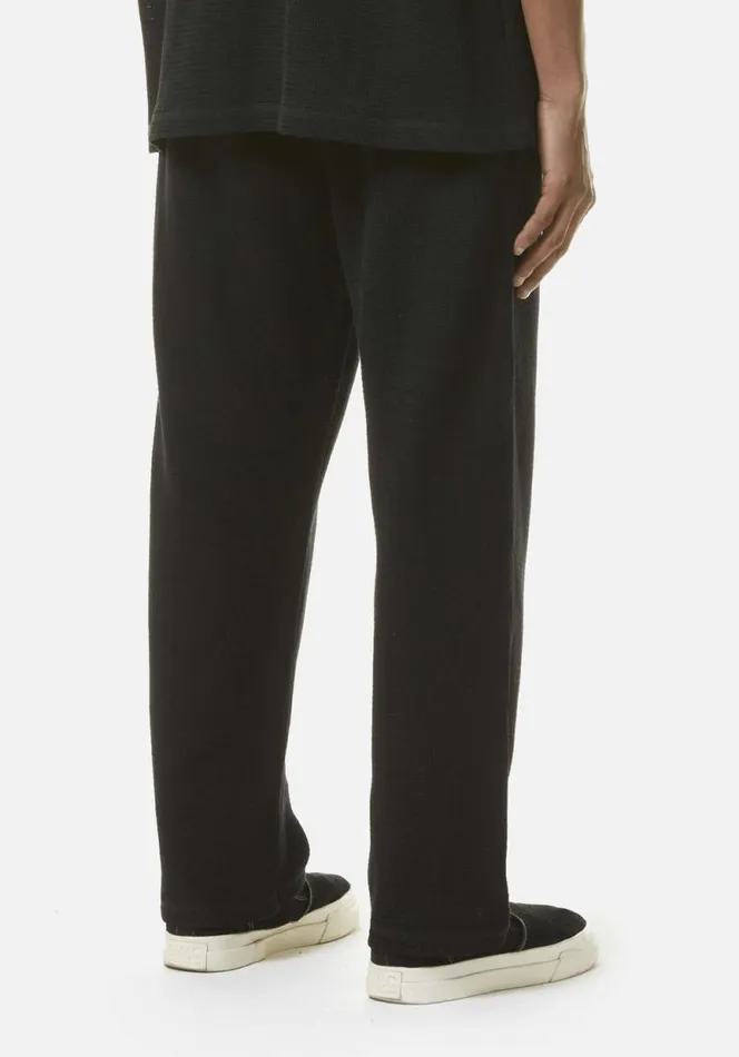 Shop MKI LOOSE WEAVE TROUSERS Black MKI MIYUKI ZOKU Trousers
