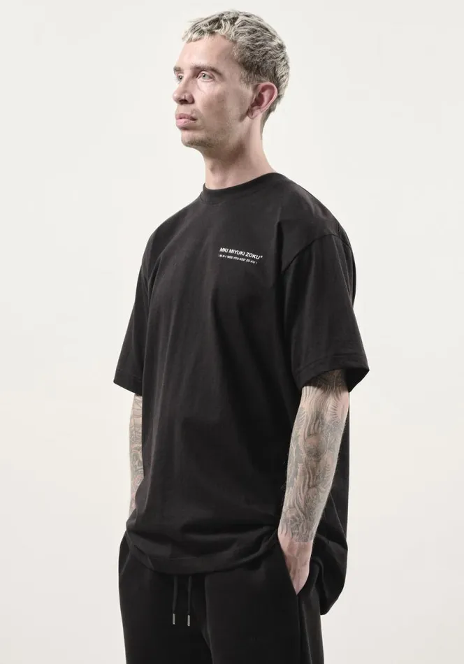 Shop MKI PHONETIC TSHIRT Black MKI MIYUKI ZOKU TShirts