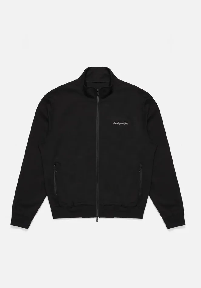 Shop MKI POLY TRACK JACKET Black MKI MIYUKI ZOKU Outerwear