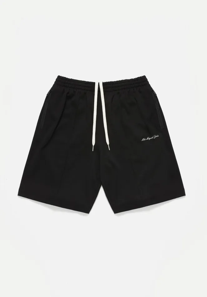 Shop MKI POLY TRACK SHORTS Black MKI MIYUKI ZOKU Shorts