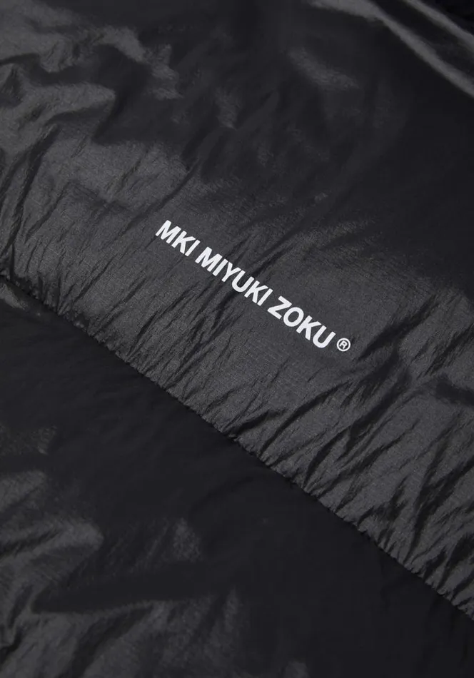 Shop MKI RIPSTOP HOODED BUBBLE JACKET Black MKI MIYUKI ZOKU Outerwear