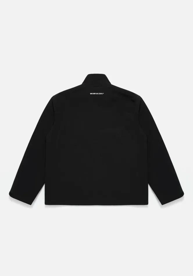 Shop MKI SHELL QUARTER ZIP Black MKI MIYUKI ZOKU Outerwear