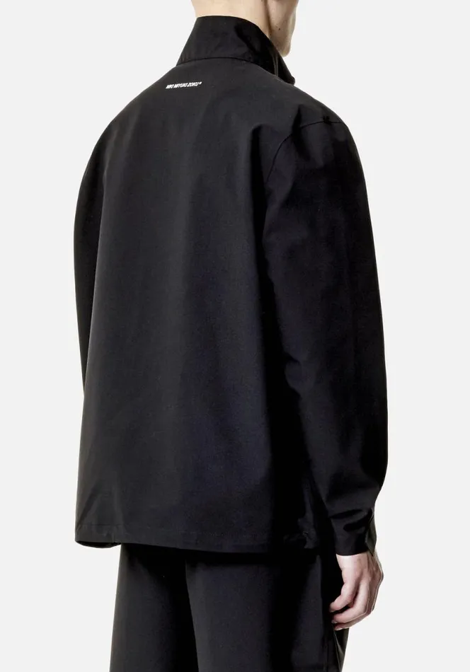 Shop MKI SHELL QUARTER ZIP Black MKI MIYUKI ZOKU Outerwear