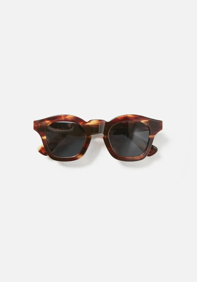 Shop MKI SQUARE ACETATE SUNGLASSES Tortoise MKI MIYUKI ZOKU Eyewear