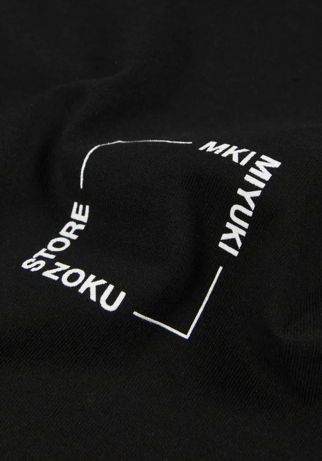 Shop MKI SQUARE LONGSLEEVE Black MKI MIYUKI ZOKU TShirts