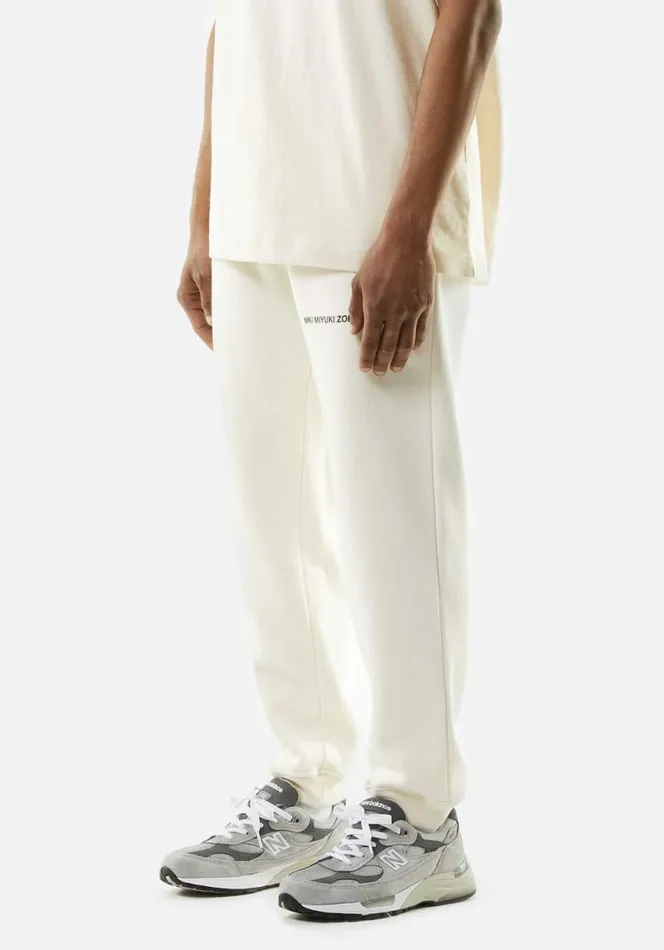 Shop MKI STAPLE JOGGERS Ecru MKI MIYUKI ZOKU Trousers
