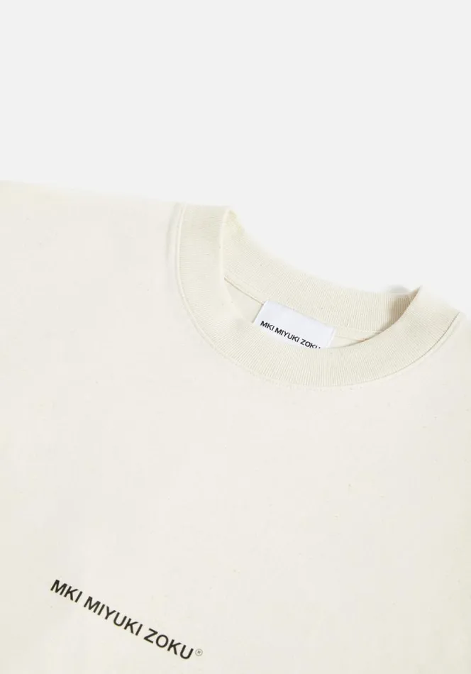 Shop MKI STAPLE TSHIRT Ecru MKI MIYUKI ZOKU TShirts