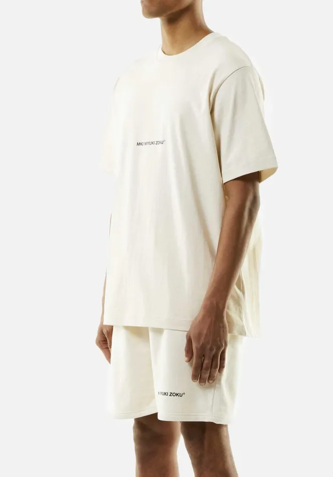 Shop MKI STAPLE TSHIRT Ecru MKI MIYUKI ZOKU TShirts