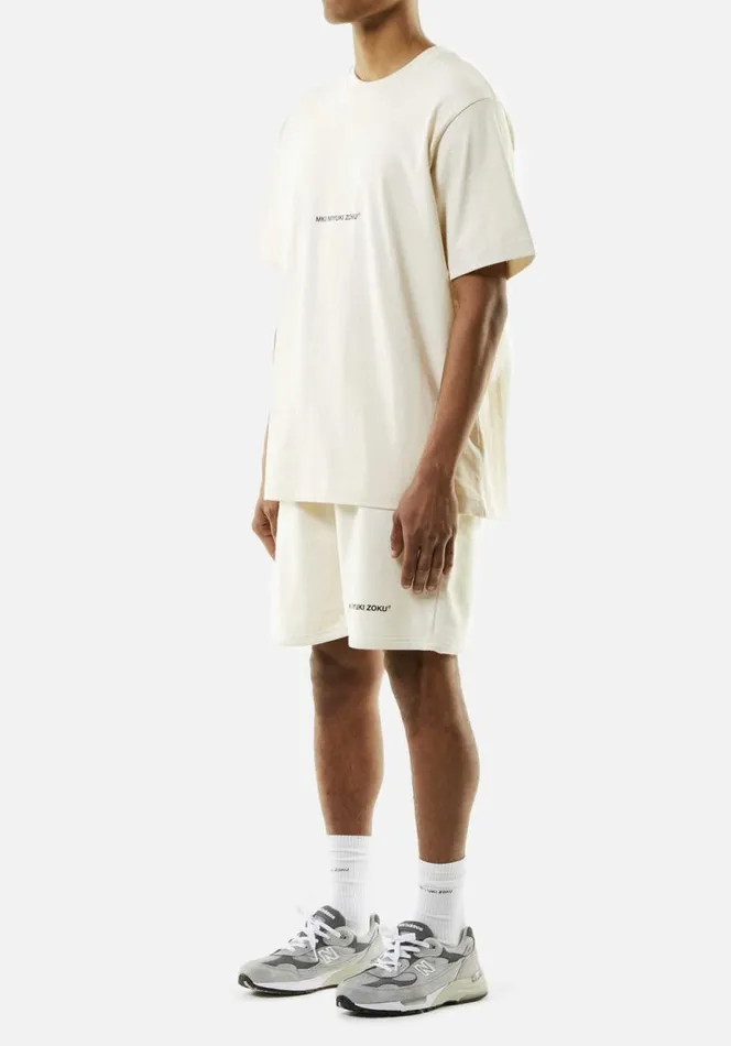 Shop MKI STAPLE TSHIRT Ecru MKI MIYUKI ZOKU TShirts