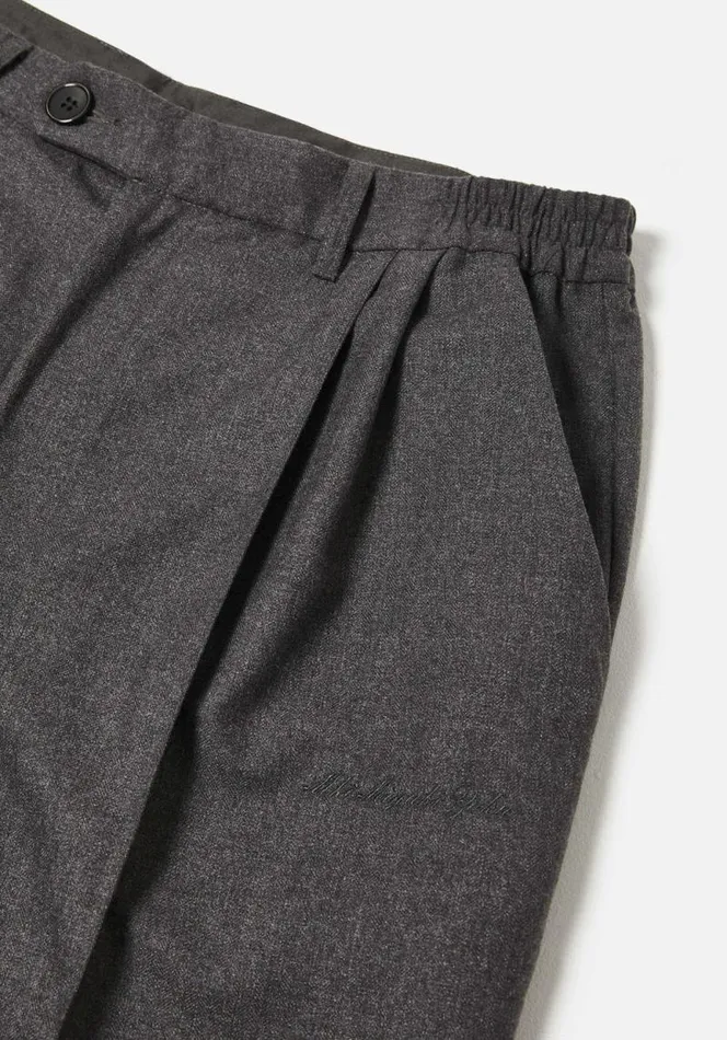 Shop MKI SUIT TROUSERS Charcoal MKI MIYUKI ZOKU Trousers