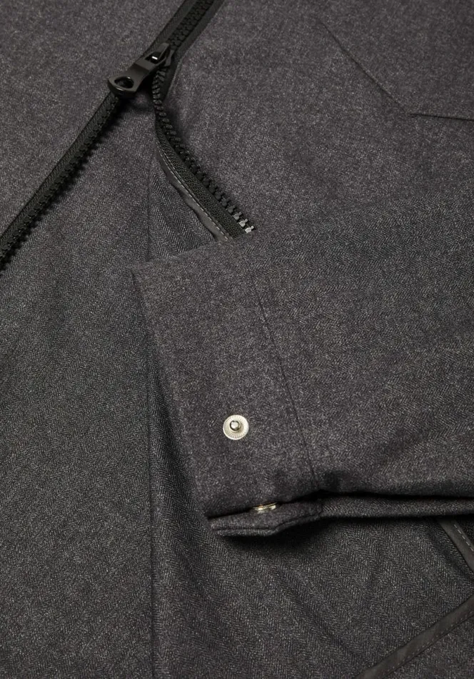 Shop MKI SUIT ZIP SHIRT Charcoal MKI MIYUKI ZOKU Shirts