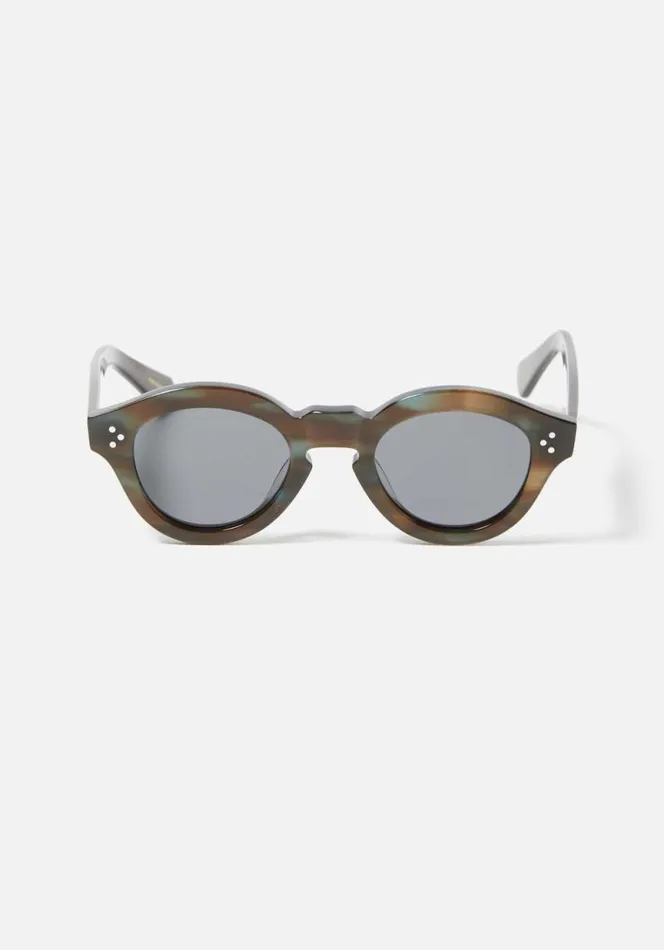 Shop MKI THICK KEYHOLE ACETATE SUNGLASSES Blue Tortoise MKI MIYUKI ZOKU Eyewear Shop MKI THICK KEYHOLE ACETATE SUNGLASSES Blue Tortoise MKI MIYUKI ZOKU Eyewear