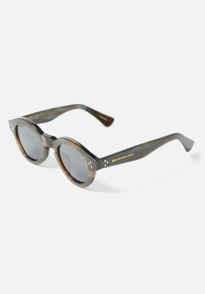 Shop MKI THICK KEYHOLE ACETATE SUNGLASSES Blue Tortoise MKI MIYUKI ZOKU Eyewear Shop MKI THICK KEYHOLE ACETATE SUNGLASSES Blue Tortoise MKI MIYUKI ZOKU Eyewear