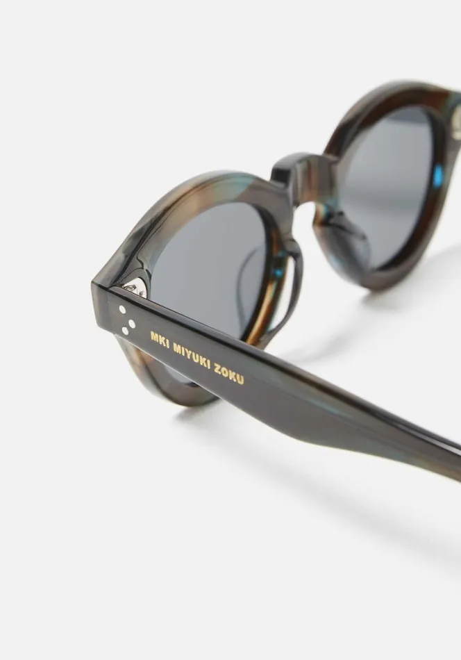 Shop MKI THICK KEYHOLE ACETATE SUNGLASSES Blue Tortoise MKI MIYUKI ZOKU Eyewear Shop MKI THICK KEYHOLE ACETATE SUNGLASSES Blue Tortoise MKI MIYUKI ZOKU Eyewear
