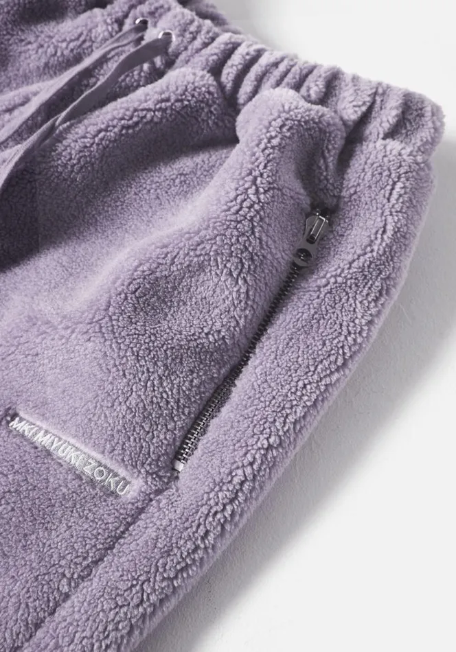 Shop MKI V2 SHERPA SHORTS Lavender MKI MIYUKI ZOKU Shorts