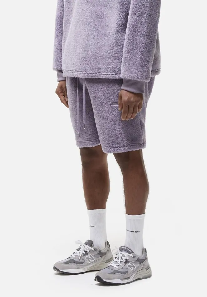 Shop MKI V2 SHERPA SHORTS Lavender MKI MIYUKI ZOKU Shorts