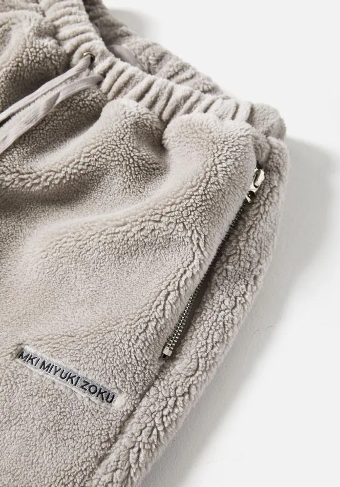 Shop MKI V2 SHERPA SHORTS Light Grey MKI MIYUKI ZOKU Shorts