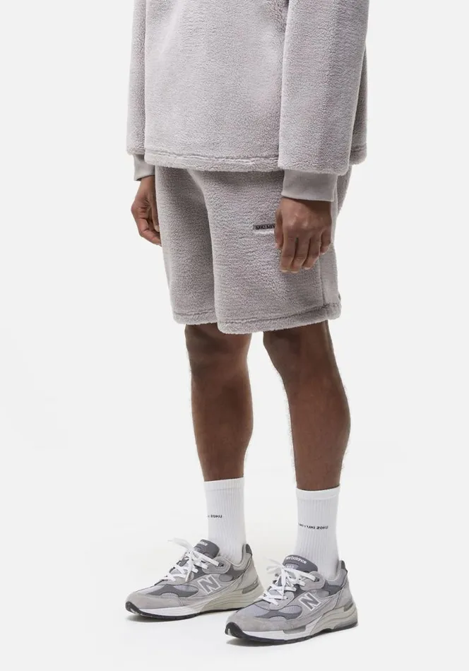 Shop MKI V2 SHERPA SHORTS Light Grey MKI MIYUKI ZOKU Shorts