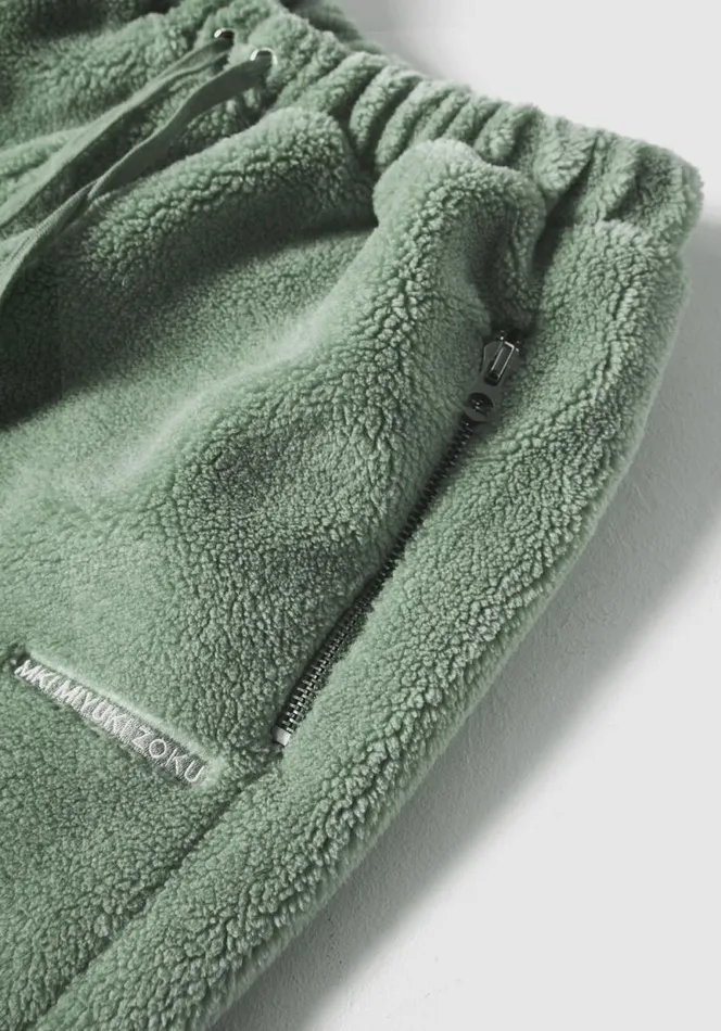 Shop MKI V2 SHERPA SHORTS Sage Green MKI MIYUKI ZOKU Shorts
