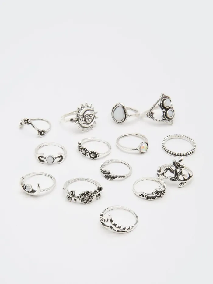 Shop Mystic Rings Set Minga London Accessories