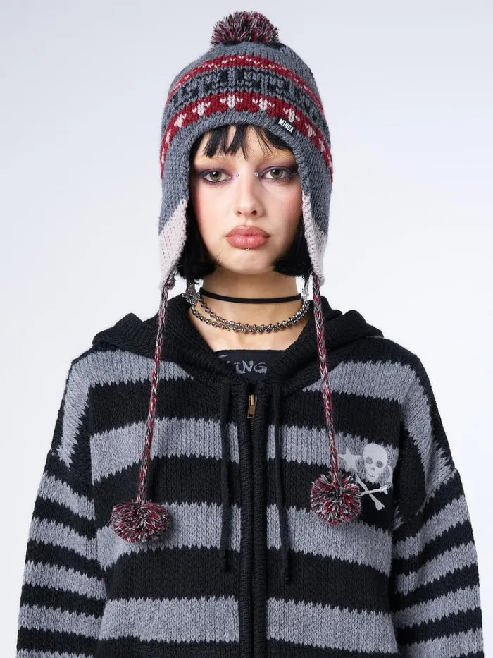 Shop Noah Patterned Tie Knit Hat Minga London Accessories